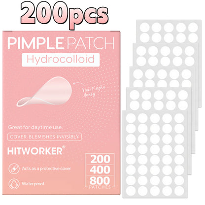 HITWORKER 800-Piece Acne Patches | Hydrocolloid Round Acne Patches |