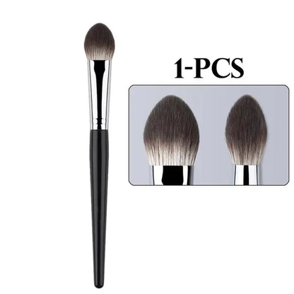 1/2Pcs Peach Heart Blusher Brush - Small Flat Precise for