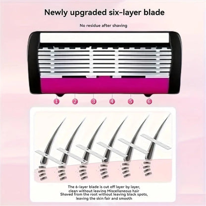 High Quality Man Safety Razor Blade 6 Layer German Stainless Steel