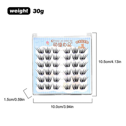Ultra-thin Lashes Zero-touch False Eyelashes Natural Eyelash Clusters