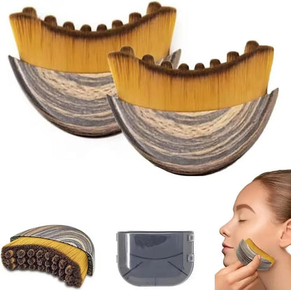 New Lymphatic Contour Care Facial Massage Brush with Storage Box for