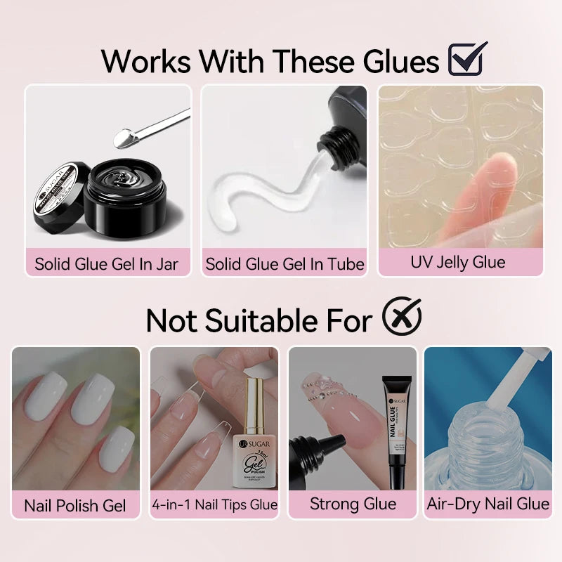 UR SUGAR 15ml Remover For Solid Tips Gel False Nail Tips Solid