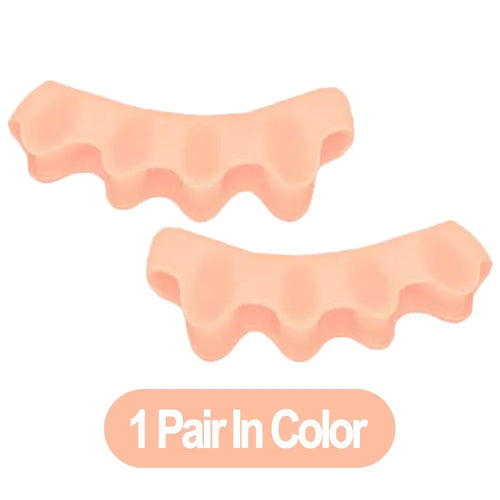 1 Pair Silicone Toe Separator, Bunion Corrector,Hammer Toe Corrector,