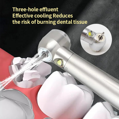 LED Dental High Speed Handpiece Triple Water Spray 2/4 Holes Standard