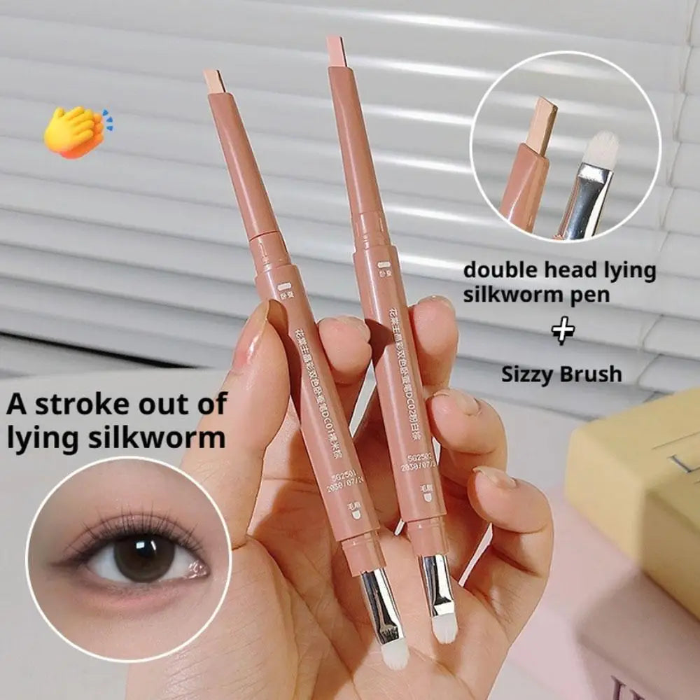 2in1 Lying Silkworm Pencil Brighten Shadow Cream Highlight Lower