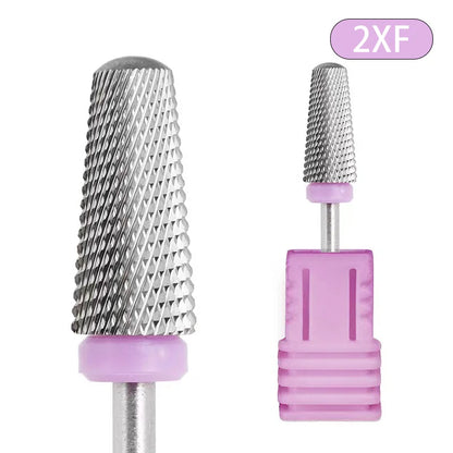 5 in 1 Tungsten Steel Nail Drill Bits Milling Cutter For Electric Nail