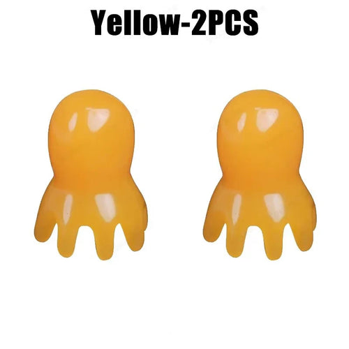 Cute Octopus Scalp Massage Comb (Resin)｜Korean Hair Care, Stress