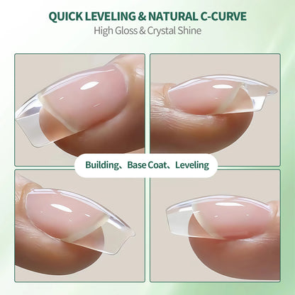 Nailpop 7-in-1 Builder Nail Gel Fast Building Gel Nail Polish Clear