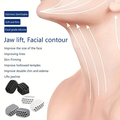 Masseter Ball Facial Muscle Trainer - Silicone jaw trainer for