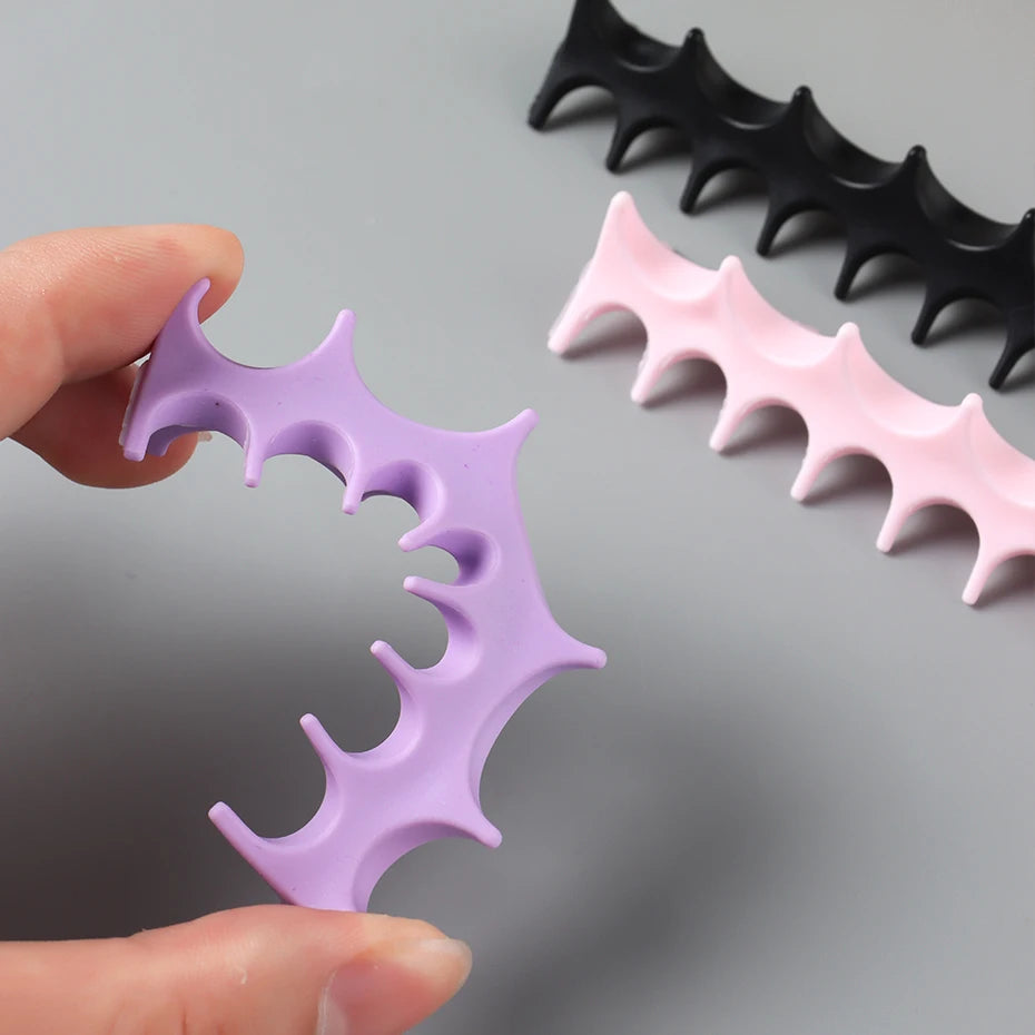 Soft Silicone Nail Pen Holder Brush Rack Shelf UV Gel Brush Display