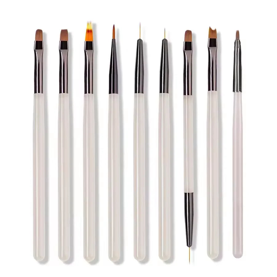 LINMANDA Nail Art Design Pen Painting Tools with Nail Extension Gel