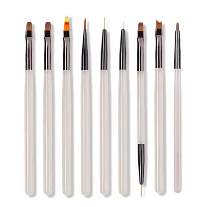 LINMANDA Nail Art Design Pen Painting Tools with Nail Extension Gel