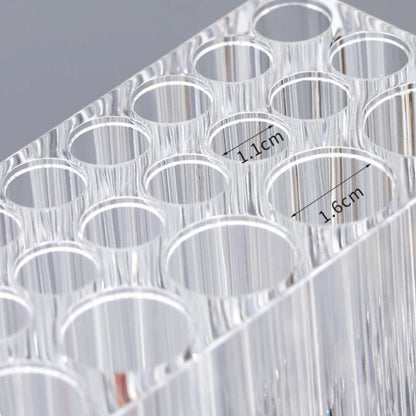 26 Holes Acrylic Nail Brushes Organizer Nail Art Kit Storage Tools