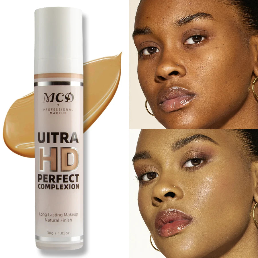 9 Shade Full Coverage Concealer Liquid Foundation  makeup high