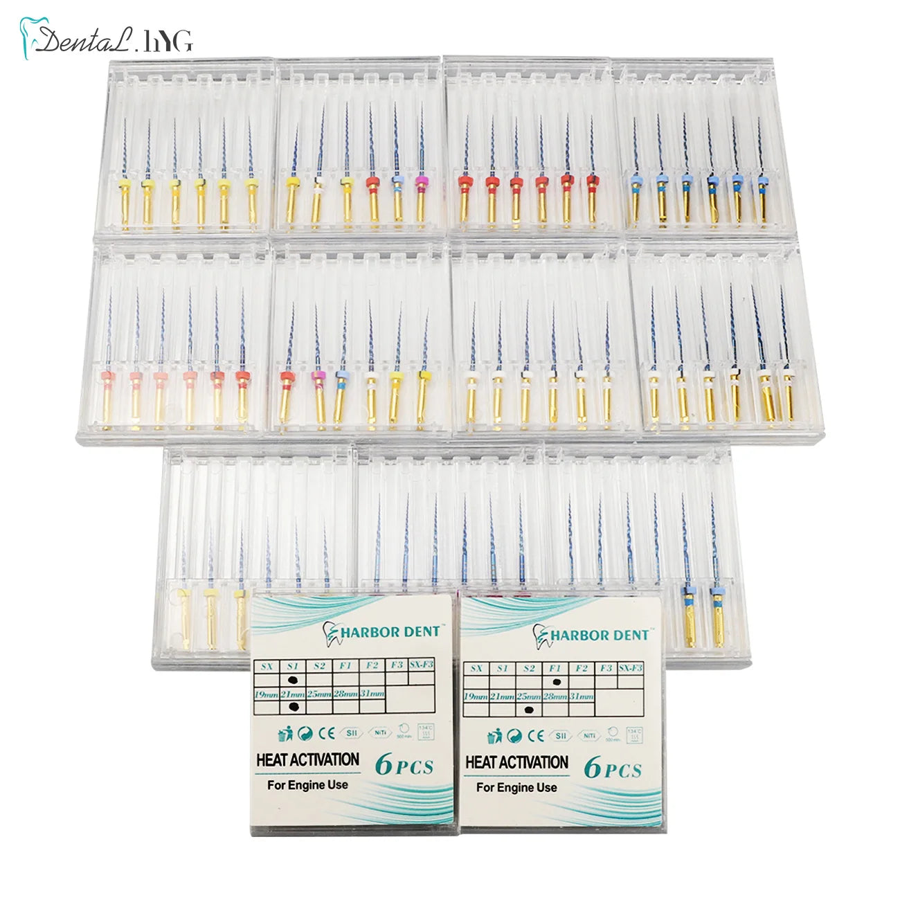 Dental SX-F3 Blue Files Nitinol Rotary Universal Engine Endodontic
