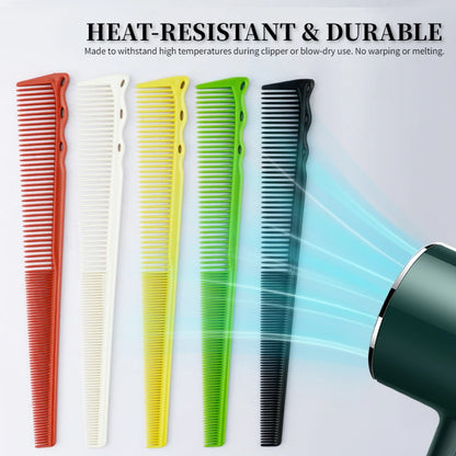 1/5PCS Barber Side Corners Fade Combs Pro Tapered Haircut Combs For