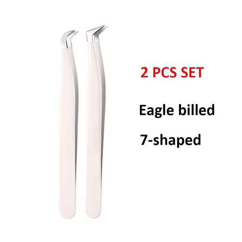 Multifunctional Tweezers Stainless Steel Eyelash Tweezers Grafting