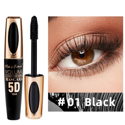 5D Silk Mascara with Big Eyes, Strong and Lasting Black Content and