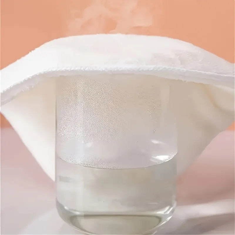 Reusable Hot and Cold Compress Face Towel Masks - Moisturizing Facial