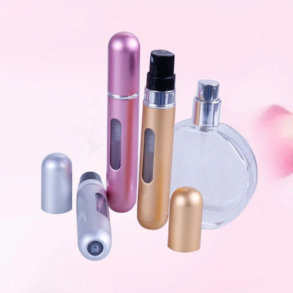5PCS 5ml Portable Mini Refillable Perfume Bottle Spray Scent Pump
