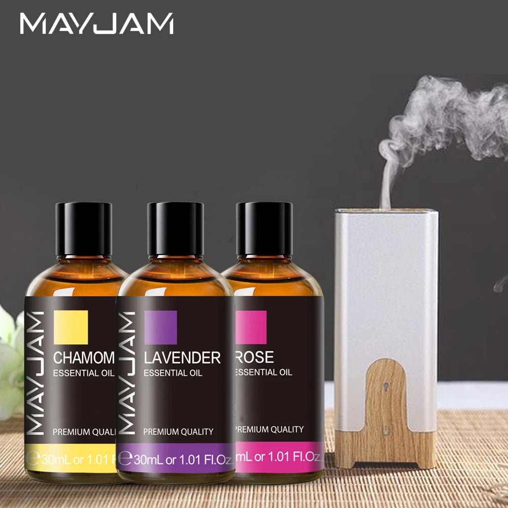 MAYJAM 1PCS 30ML Aromatherapy Essential Oil Lavender Vanilla Jasmine