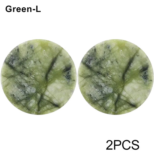 Glue Pallet Eyelashes Extensions Pink Green Jade Stone Reusable False
