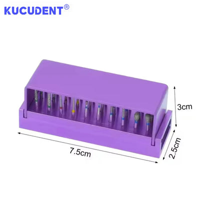 30Pcs/Set Dental Burs Kit With 30Pcs Burs High Speed Handpiece burs
