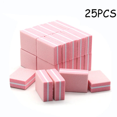50Pc Professional Mini Nails Art buffer File 100/180 Sandpaper