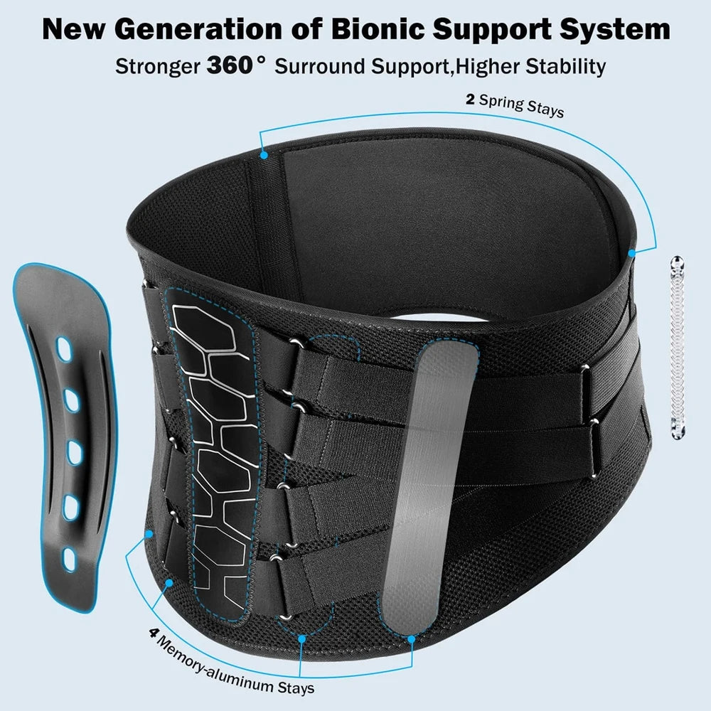 Back Brace for Lower Back Pain, Sciatica, Herniated Disc, Scoliosis,