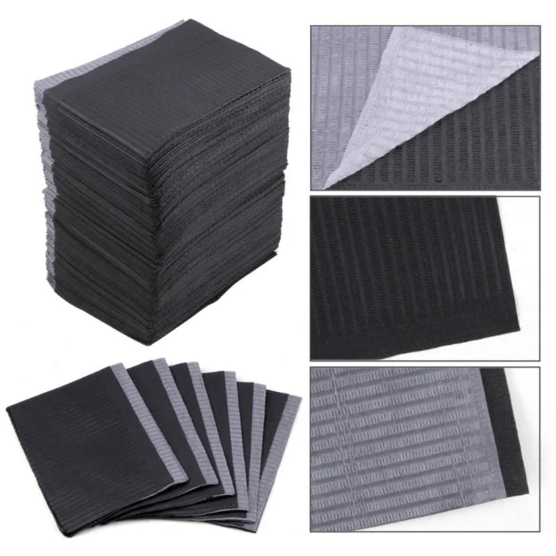 20/50/125PCS Black Tattoo Tabletop Cover Disposable Bed Sheet Fabric