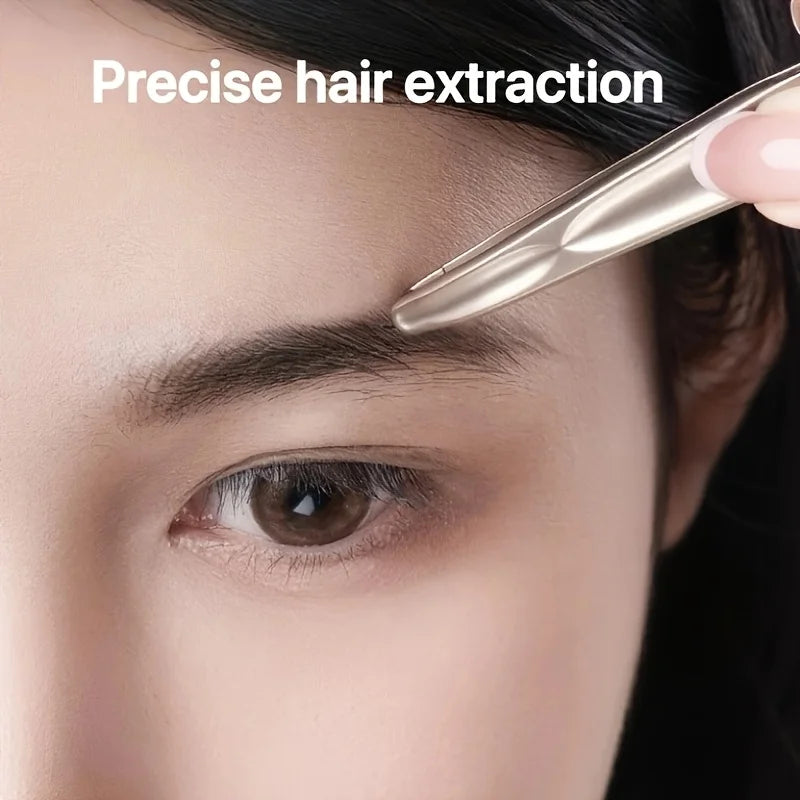 Stainless Steel Eyebrow Clips for Precision Beard and Mustache