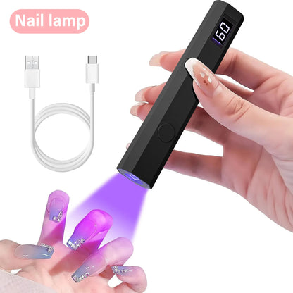 YIKOOLIN UV Light for Gel Nails Mini UV Nail Lamp Professional LED