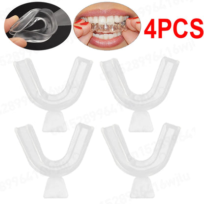 1/4/8pcs Anti Snoring Bruxism Sleeping Mouth Guard Tray Stop Teeth