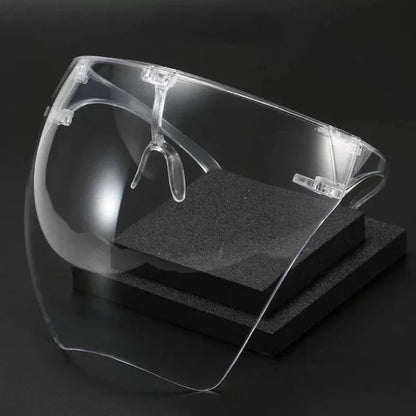 Lightweight Full Coverage Safety Mask: HD Transparent, Anti-Splash