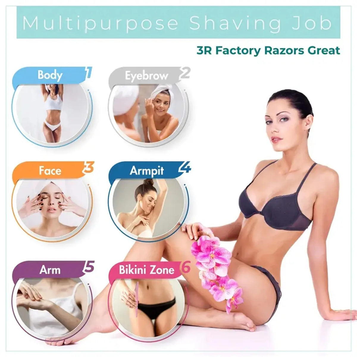 Wholesale 5/10/30/40pcs  Razor for Trimmer and Women Eyebrow and Men