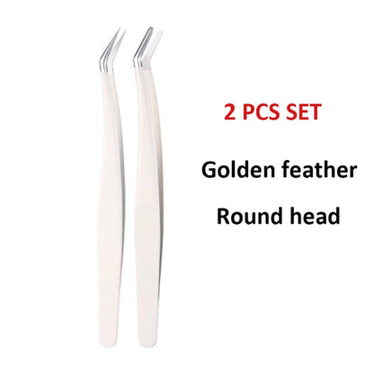 Multifunctional Tweezers Stainless Steel Eyelash Tweezers Grafting