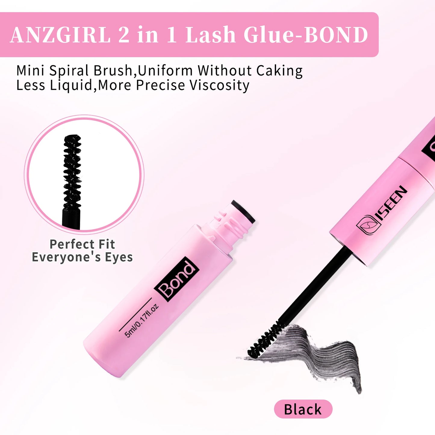 ISEEN Lash Bond and Seal 10ml for Lash Clusters Super Hold