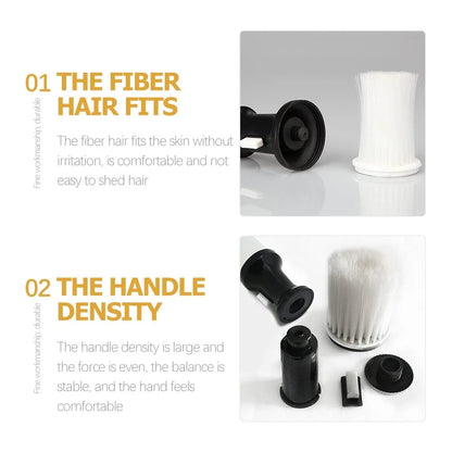 Barber Shop Broken Hair Duster Brush Black Hairdressing Wipe Neck Hair
