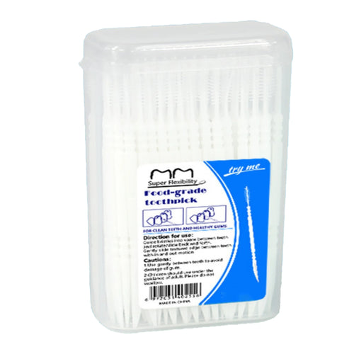 Portable ultra-fine toothpicks, disposable family box, double-head