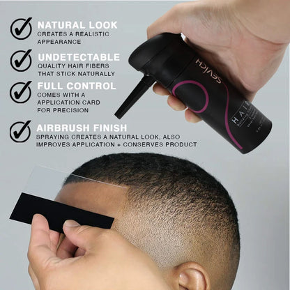 SEVICH Hair Building Fiber Set Cover Sparse Hair Or Bald Spots Hair