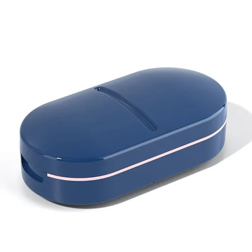 JUSTLANG Min Medicine Cutter Multi Function Drug Cutter Medicine Box