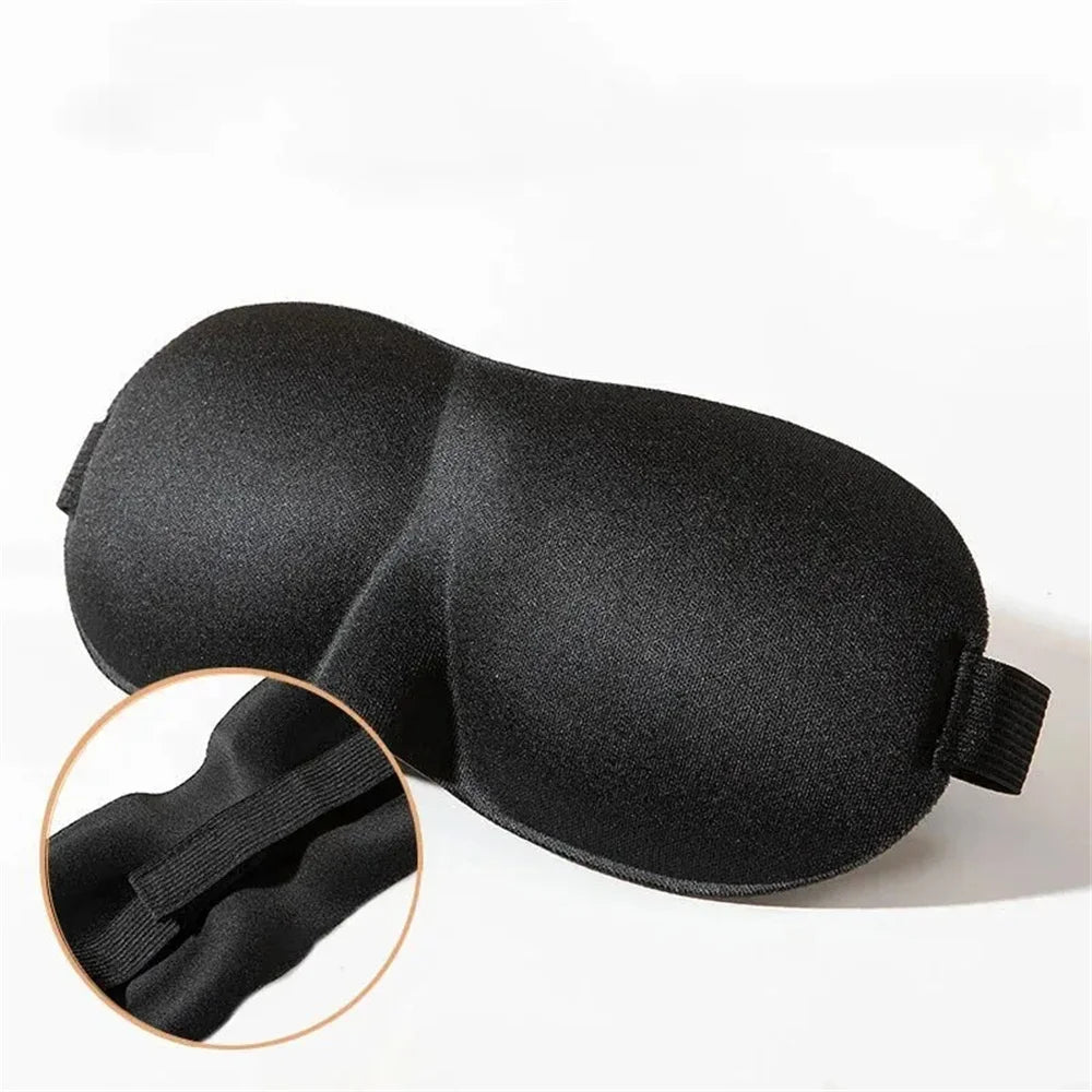 3D Stereoscopic Sleep Eye Mask, Sleep Magic Memory Sponge Black