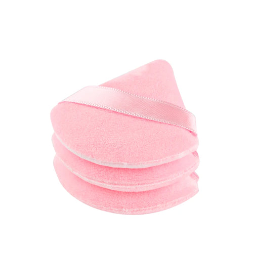 1/2/3/6Pcs Triangle Velvet Powder Puff Face Cosmetic Eye Beauty Makeup