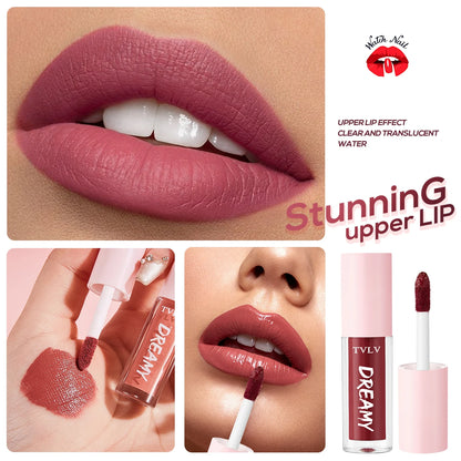 10 Pieces/Set Lip Gloss Velvet Lipstick: Waterproof and Long-Lasting