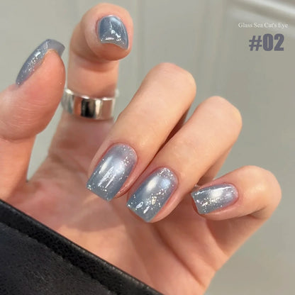 MIANEL Blue Tears Cat Eye Series 3 Colors Unique Blue Color And