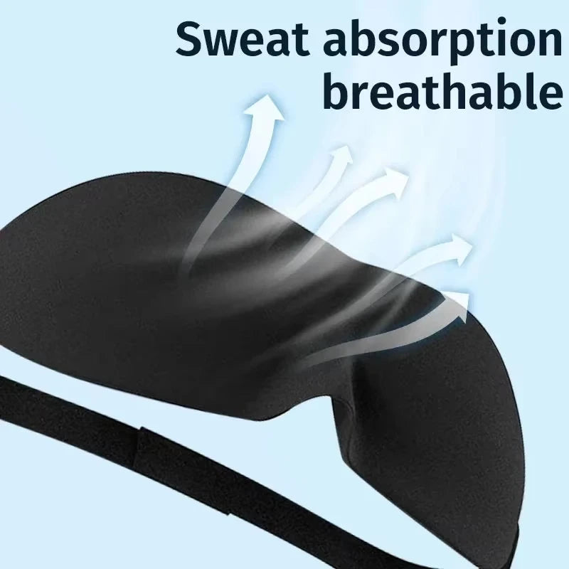 1-3pcs Sleep Mask Blockout Eye Mask for Side Sleeper Women Men