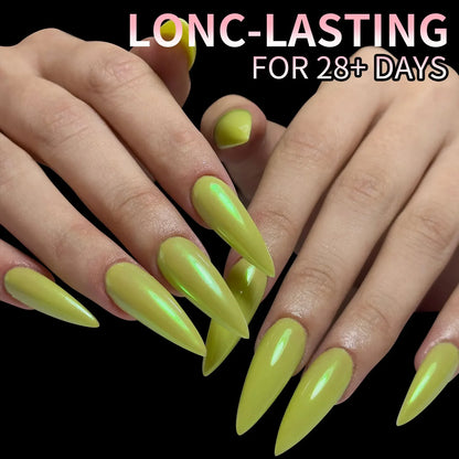 Luxury False Nail Tips Soft Gel Fingertip Semi-matte Capsules Almond
