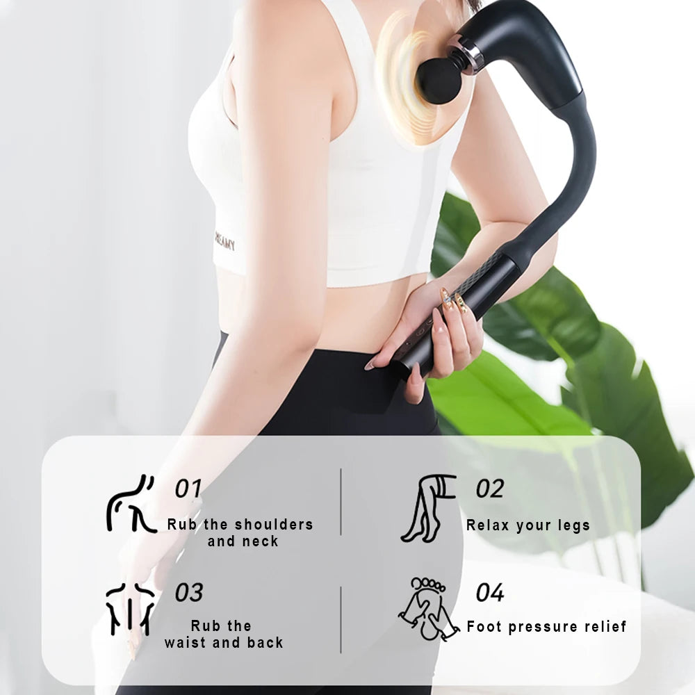 2025 New Smart Fascia Gun Electric Massager Massage Hammer Electric