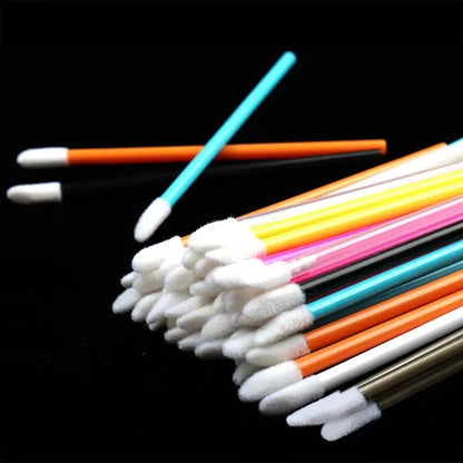100Pcs  Lipstick Wands Set Cosmetic Makeups Tools Make Up Brushes Lash