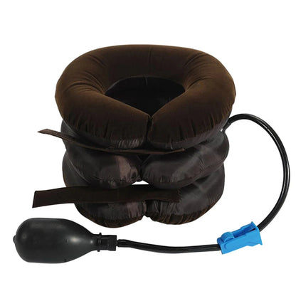 Inflatable Neck Stretcher Support Air Cervical Traction 3 Tubes Neck